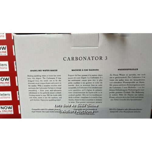 82 - AARKE CARBONATOR 3 MATTE BLACK & CO2 CYLINDER / APPEARS TO BE BRAND NEW / RRP: �200 / G16