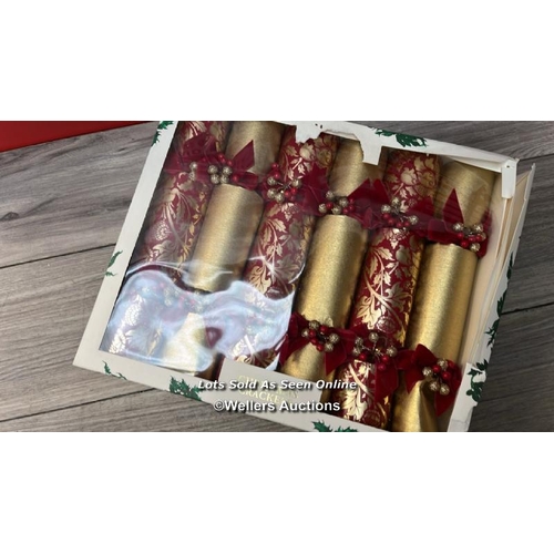 85 - TRADITIONAL CHRISTMAS CRACKERS SET (SET OF SIX) / APPEARS TO BEW BRAND NEW / RRP: �109 / G10