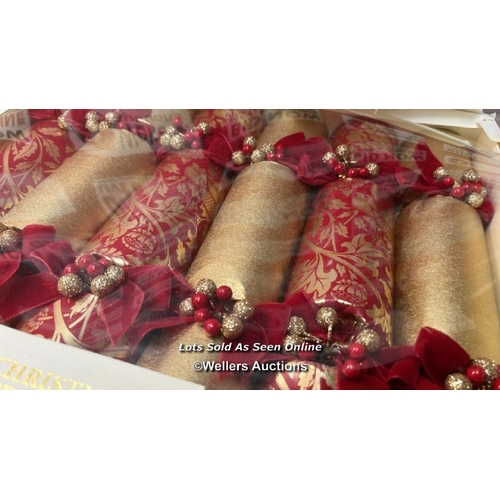 85 - TRADITIONAL CHRISTMAS CRACKERS SET (SET OF SIX) / APPEARS TO BEW BRAND NEW / RRP: �109 / G10