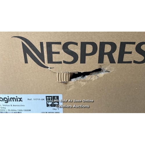 92 - NEXPRESSO VERTUO NEXT + MILK DARK GREY / APPEARS TO BEW BRAND NEW / RRP: �109 / G10