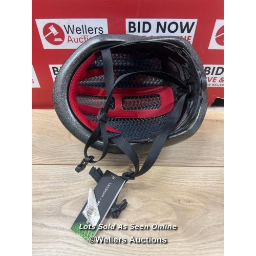 1 - BONTRAGER STRAVOS WAVCEL CYCLE HELMET / MEDIUM(54-60CM) / APPEARS NEW DAMAGED BOX / WITH SOME SCRATC... 