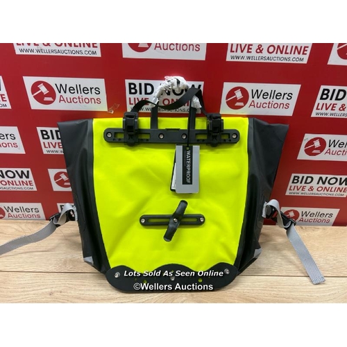 21 - HUMP REFLECTIVE WATERPROOF 30L SINGLE PANNIER / NEW BUT STAINED / T11-T20