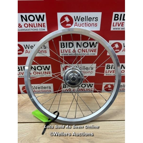 57 - NEW BROMPTON 3 SPEED BSR REAR WHEEL WITH STURMEY ARCHER HUB / T11-T20