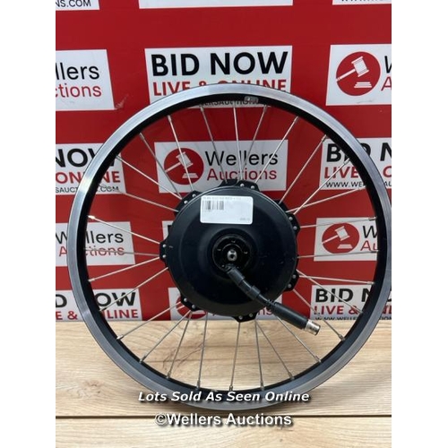 58 - NEW BROMPTON ELECTRIC FRONT WHEEL / WITH SOME MARKS / UNTESTED / T11-T20