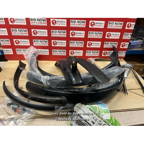 71 - ASSORTED BIKE MUDGUARDS & ASSOCIATED PARTS INCL. BONTRAGER & EUROFENDER / SEE IMAGES / T11-T20