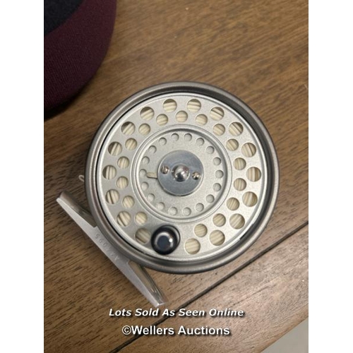 33 - Hardy ‘the featherweight’ fly reel, appears unused / container no: s207 / titan storage solutions, o... 