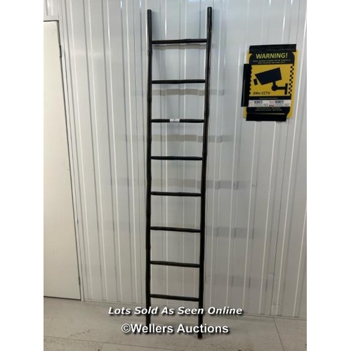 64 - Decorative bamboo effect ladder, 217cm h / container no: s207 / titan storage solutions, orchard bus... 