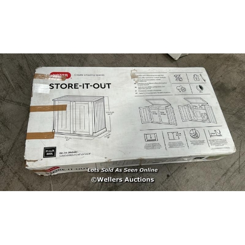 18 - KETER STORE IT OUT MIDI / 1X BOX / APPEARS NEW OPEN BOX