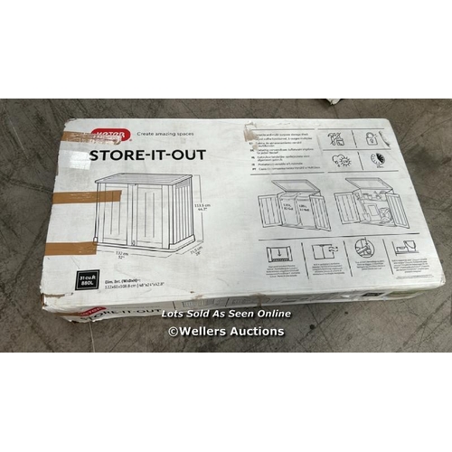 19 - KETER STORE IT OUT MIDI / 1X BOX / APPEARS NEW OPEN BOX