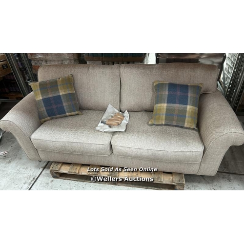 26 - JULIPA CHILTERN 3 SEATER SOFA / APPEARS NEW OPEN BOX