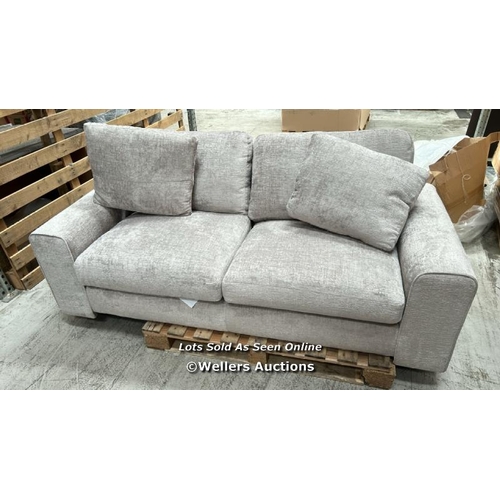 28 - HUNTER 3 SEATER SOFA / APPEARS NEW OPEN BOX