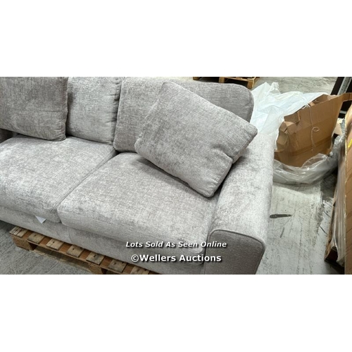 28 - HUNTER 3 SEATER SOFA / APPEARS NEW OPEN BOX