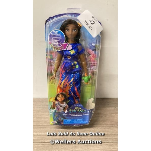 42 - DISNEY ENCANTO ISABELA FEATURE FASHION DOLL / APPEARS NEW   / C25