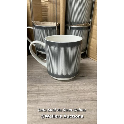 53 - OAKLEY GREY MUGS / APPEARS NEW   / C25