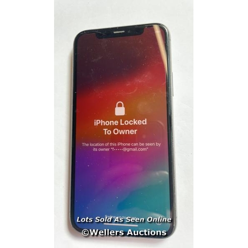 9047 - APPLE IPHONE 11 PRO / A2215 / SPACE GREY / 64GB / SERIAL. NO. G39ZFAC8N6Y2 / I-CLOUD LOCKED