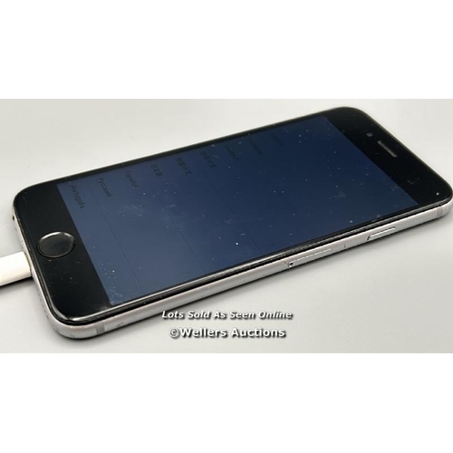 9132 - APPLE IPHONE 6 / A1586 / SPACE GRAY / 128GB  / SERIAL. NO. FNNWF020G5MW  / I-CLOUD LOCKED