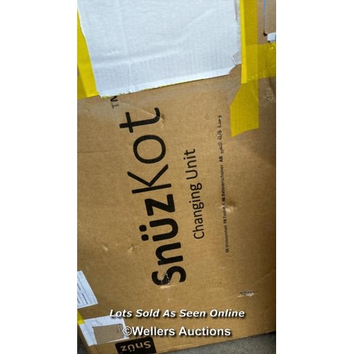 430 - SNUZ SKANDI CHANGING UNIT -  NATURAL / APPEARS TO BE NEW, OPEN BOX (COMES IN TWO BOXES: 2 OF 3 & 3 O... 