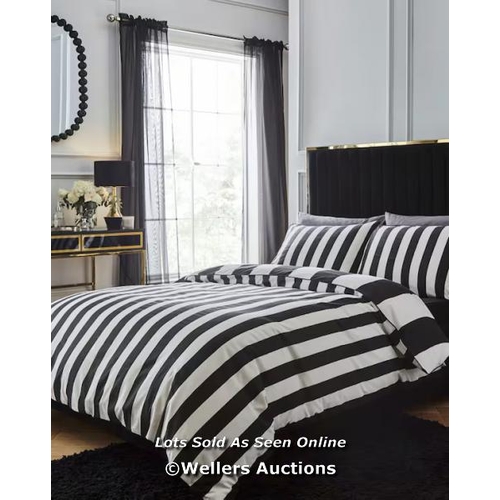 60 - JOANNA HOPE STRIPE DUVET SET / APPEARS NEW   / C26