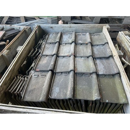 715 - x300 black Acme roof tiles, 1ft