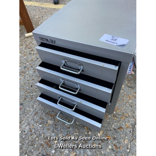 48 - Bisley filing cabinet 5 drawer filing cabinet / Container no: BM000829