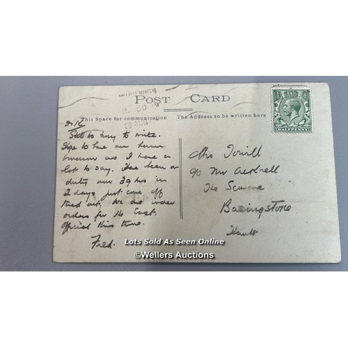 41 - A collection of over 33 zeppelin postcards including some relating to Lt Leefe Robinson V.C. who was... 