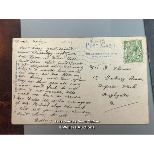 41 - A collection of over 33 zeppelin postcards including some relating to Lt Leefe Robinson V.C. who was... 