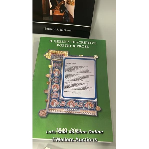 55 - Six books by Bernard A.N. Green including British Skydiving in the 1950's, Parachutes, Poems and Pol... 