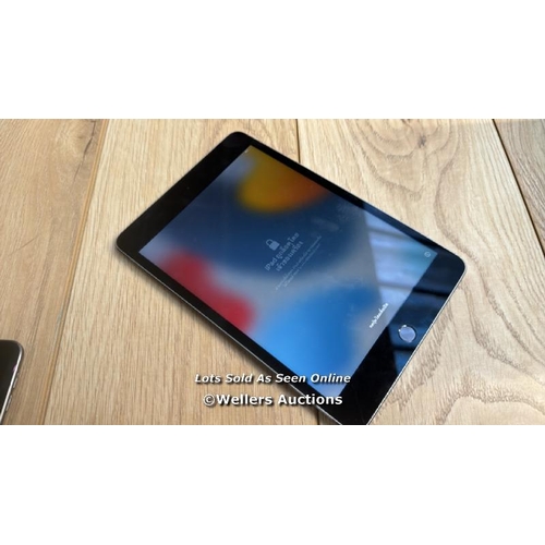 2087 - APPLE IPAD MINI 4 / A1538 / SPACE GREY / 128GB / SERIAL NO. F9FXJ06KGHKJ  / I-CLOUD LOCKED