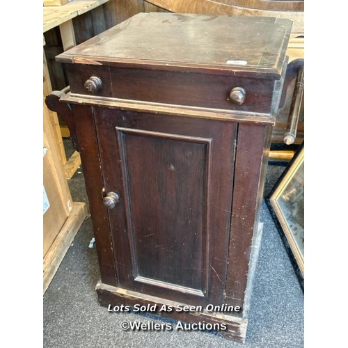 88 - Victorian mahogany ships wash basin stand, 56 x 85 x 49cm