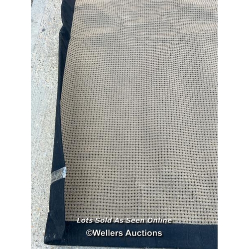 37 - Large square rug, approx. 297cm w x 328cm l / JGS416