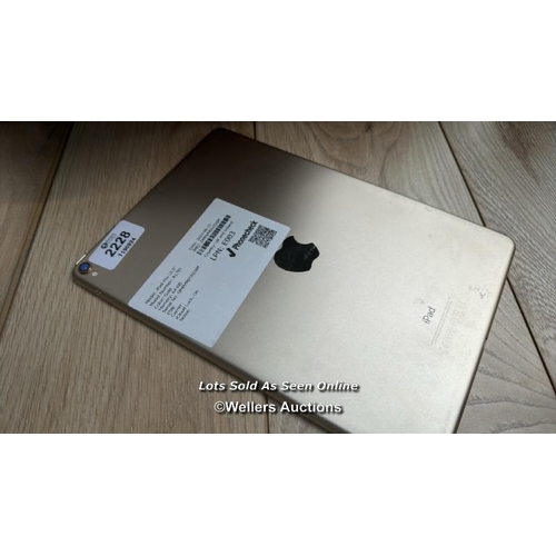 2228 - APPLE IPAD 10.5