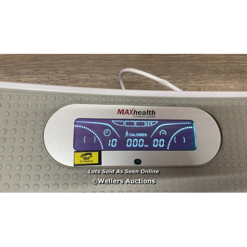 1026 - MAXHEALTH MAX-RS-CST  FITNESS BOARD / POWERS UP /SIGNS OF USE / A33