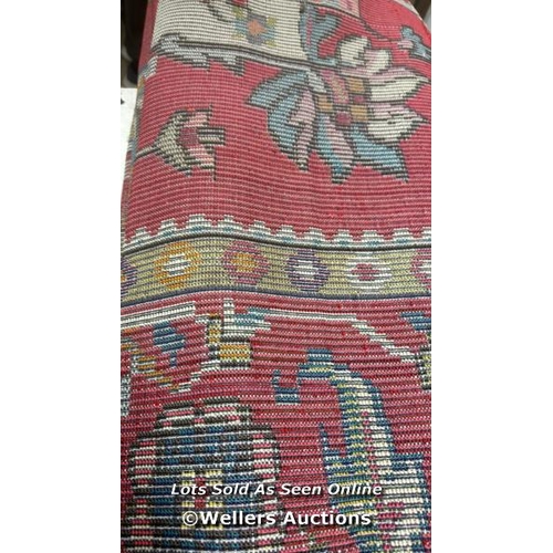 1049 - BLOOMSBURY MARKET BLANKEN EMILIANA POWER LOOMED RED RUG / RUG SIZE: RECTANGLE 244 X 335CM / RRP:  30... 