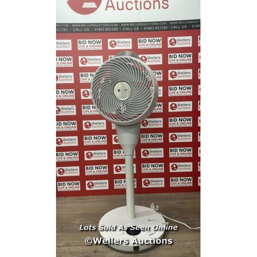 1124 - MEACO PEDESTAL CIRCULATOR FAN / POWERS UP / SIGNS OF USE / P8