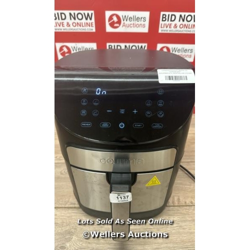 1137 - GOURMIA 6.7L DIGITIAL AIR FRYER / POWERS UP / SIGNS OF USE