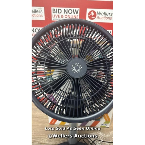 1140 - NSA ULTIMATE FOLDING FAN WITH REMOTE CONTROL, FFDC-24RC / POWERS UP / SIGNS OF USE