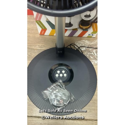 1140 - NSA ULTIMATE FOLDING FAN WITH REMOTE CONTROL, FFDC-24RC / POWERS UP / SIGNS OF USE