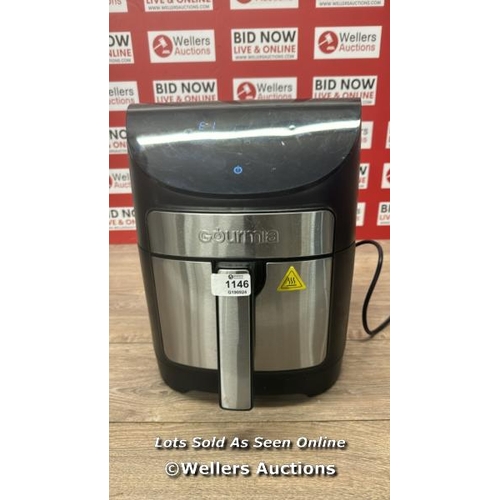 1146 - GOURMIA 6.7L DIGITIAL AIR FRYER / POWERS UP / SIGNS OF USE