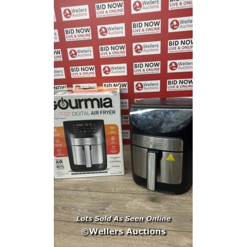 1147 - GOURMIA 6.7L DIGITIAL AIR FRYER / POWERS UP / MINIMAL SIGNS OF USE