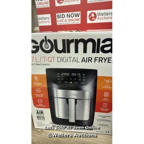 1147 - GOURMIA 6.7L DIGITIAL AIR FRYER / POWERS UP / MINIMAL SIGNS OF USE