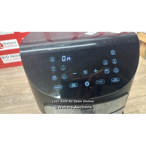 1165 - GOURMIA 6.7L DIGITIAL AIR FRYER / POWERS UP/ SIGNS OF USE  / SIGNS OF USE