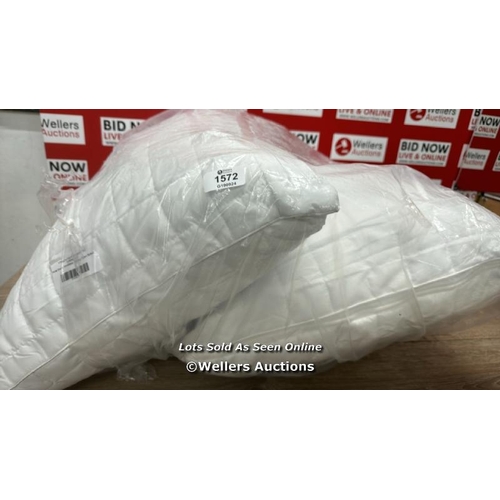 1572 - HOTEL GRAND SHREDDED MEMORY FOAM ROLLED PILLOWS / A10 [3418]