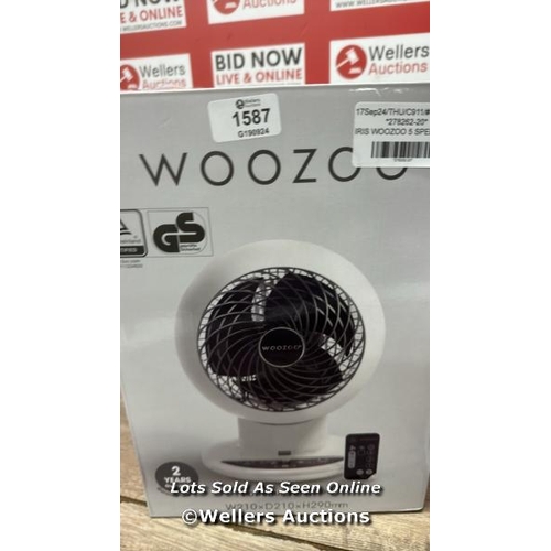 1587 - IRIS WOOZOO 5 SPEED FAN / A12 [3418]