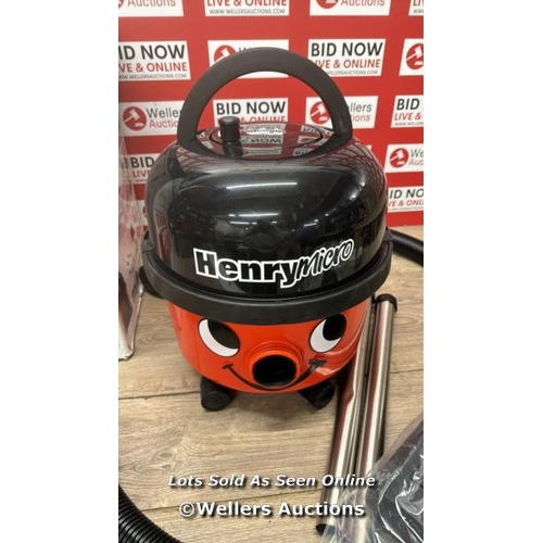 1597 - HENRY MICRO HI-FLO VACUUM CLEANER [3418]