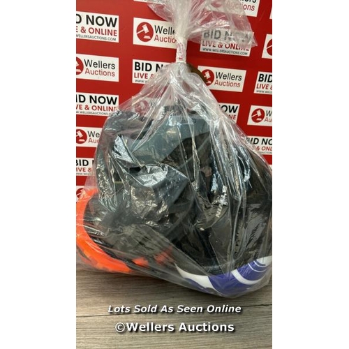 1733 - BAG OF BIKE HELMETS [0]