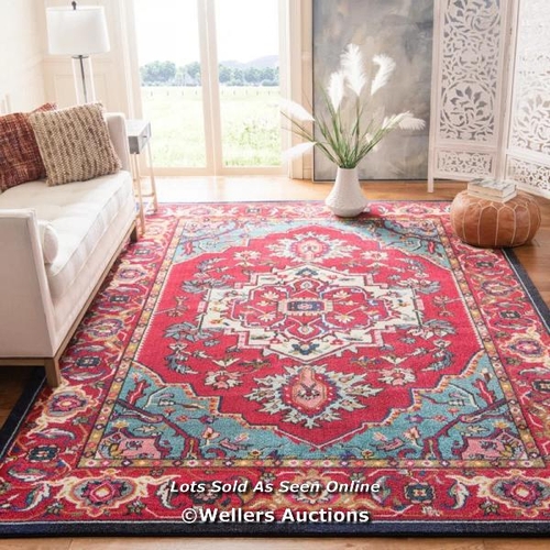 1049 - BLOOMSBURY MARKET BLANKEN EMILIANA POWER LOOMED RED RUG / RUG SIZE: RECTANGLE 244 X 335CM / RRP:  30... 