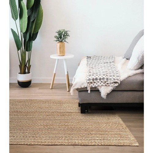 1044 - BEACHCREST HOME COMAE HAND BRAIDED NATURAL RUG / RUG SIZE: RECTANGLE 250 X 300CM / RRP:  429.99 / A3... 