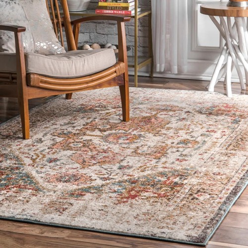 1056 - BLUE ELEPHANT GULBRANSON BEIGE/BROWN RUG / RUG SIZE: RECTANGLE 152 X 244CM / RRP:  66.99 / A33