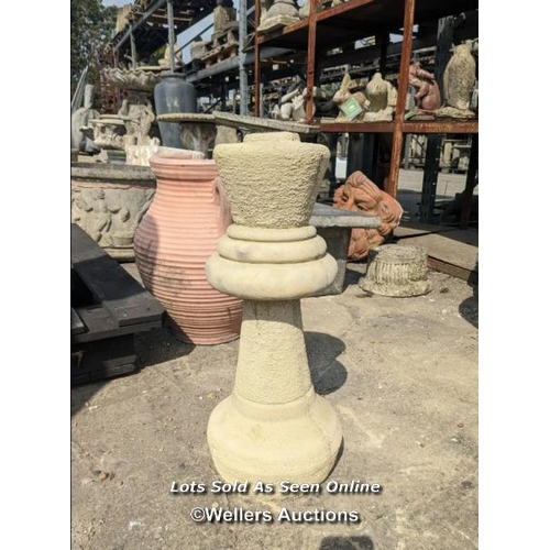 17 - m0126 Reconstituted stone chess piece, H: 56cm x W: 24cm