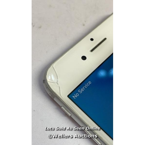 8256 - APPLE IPHONE 8 / SILVER / 64GB / SERIAL. NO. C8PX12KQJC68 / ICLOUD LOCKED